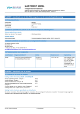 Masterkit 600ML - SDS